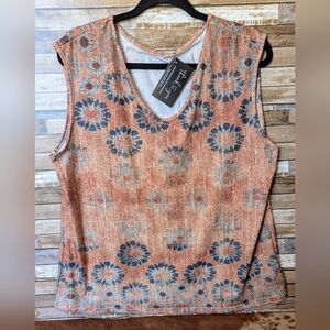 New Boho Mixed Print Tank